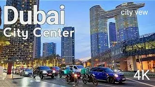 Dubai downtown walking tour 4K 😱|| fountain show🇦🇪