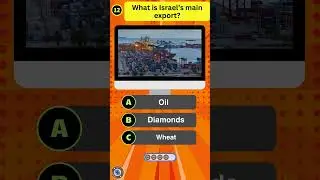 Israel&rsquo;s Top Export Revealed! 🌍💼  #worldquiz