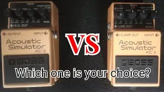 Boss Acoustic Simulator Review: Boss AC-2 VS Boss AC-3 Sound Comparison