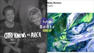 Otto Knows ft. Avicii - Back Where I Belong vs. Nicky Romero - Duality (Infinite Beats Mashup)