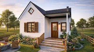 Cozy Modern Cottage 7&times;7m | Small House Design with 1 Bedroom
