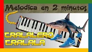 Como tocar FACIL en MELODICA Tralalero Tralala (havana)  EASY PIANO AND MELODICA
