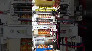 6-Lane POWDER Packing! 🚀 200 Bags/Minute for Juice & Milk Tea!