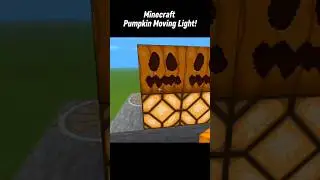 Minecraft Pumpkin Moving Light 🤓 #shorts #minecraft