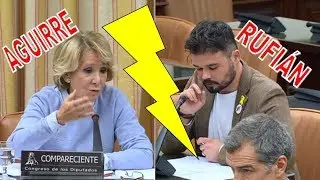 Aguirre - Rufi&aacute;n: Alta tensi&oacute;n en el Congreso por la corrupci&oacute;n del PP
