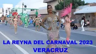 INICIA EL DESFILE DEL CARNAVAL DE VERACRUZ 2024, LA CANTANTE YURI EN LA EDICION 100 AÑOS EXISTENCIA