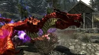 Skyrim Battles - Talos & Nafaalilargus [Talos' Dragon Shout]