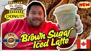 ☕ Tim Hortons NEW Brown Sugar Latte Review &ndash; Better Than Starbucks? 🤔✨ #review