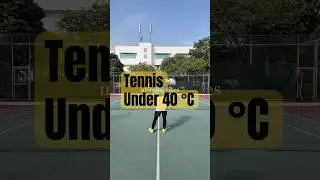 We still play tennis under 40 &deg;C #tennislovers #tenniscommunity #tennispractice #tennis #sports