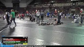 12U 70 Dustin (DJ)Dustin Snider Wrecking Crew Wrestling Vs Michael Lopez Mile High Wrestling Club