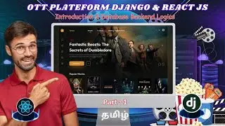 Build an OTT web app using React.js and Django (Tamil) | Django OTT app in tamil | django tamil