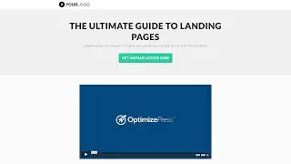 OptimizePress Course Sales Page Template