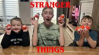 РАСПАКОВКА STRANGER THINGS/KINDER JOYS// DaMiGa:)
