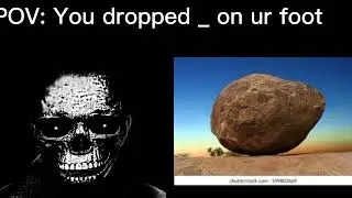 Rick Astley becoming uncanny: You dropped _ on your foot