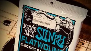 Ernie Ball Cobalt Flatwound vs. D'Addario Roundwound