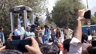 Sana Ullah Baloch Addressing to Protest Against PMC National MDCAT, at Edhi Chowk Quetta Balochistan