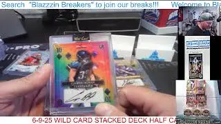 6-9-25 WILD CARD STACKED DECK HALF CASE PLAYER BREAK
