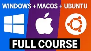  Windows, macOS & Ubuntu Full Course | Basic to Advanced | Complete Operating System Tutorial (2025)