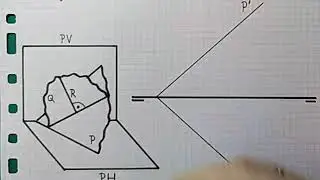 trazado de PLANOS PERPENDICULARES entre sí en el Sistema Diédrico. Tema de perpendicularidad
