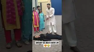 Serial Mannat Exclusive Bts Vikrant Ka Masti Mode On #mannat #colors #vikrant #shorts #btsadnankhan