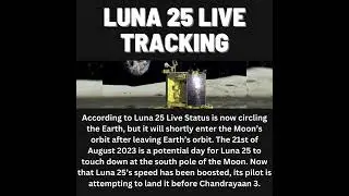 luna 25 live tracking | #luna25 | #luna25crash | #shortsfeed
