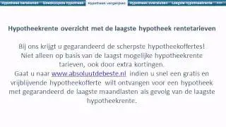 Hypotheek oversluiten
