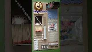 handmade fidget board asmr. самодельный фиджет борд асмр