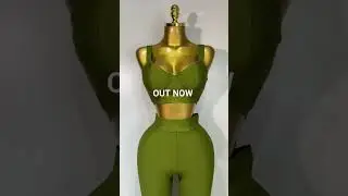 SELLBAY FILM'S COSTUMES Women Sexy Bandage Crop Top Pant Set Evening Party DRESS