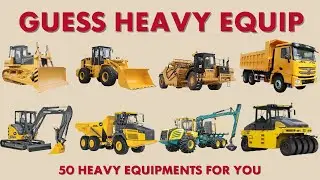 Guess the Heavy Equipment ! 🏗️ | Test Your Construction Knowledge 🛠️🚜