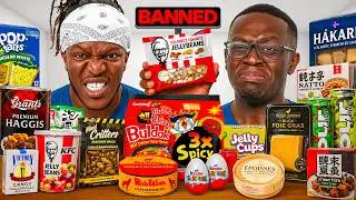 WE TRIED EVERY BANNED SNACK (ft. KSI)