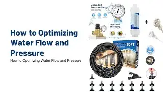 How to Optimizing Water Flow and Pressure#outdoors #misting #pocketpanda