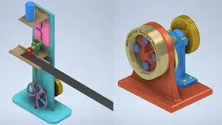 Mechanisms Animation- Mechanical Mechanisms - Mechanical Principles - ميكانيزمات حركية - Mechanism