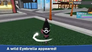 Secret finds - Gamma Gleaming Eyebrella On a friend's account Roblox Loomian Legacy
