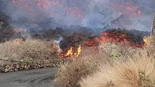 La Palma Lava Flow on the Advance