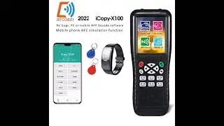 App decoding rfid duplicator rfid smart copier/13.56mhz NFC writer/125khz T5557 programmer