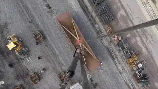 Playing with trains with the crane! | It Fell! | Indestructible GoPro | Model Railroading!