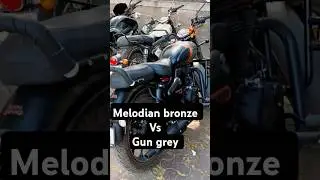 Classic 350 melodian bronze vs gun grey colour #classic350