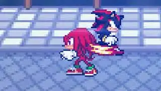 Prime Shadow Vs Movie Knuckles [ Sprite Animation ] It's Out Now!!!!