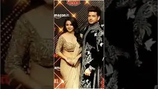 Tejran Karan Kundrra and Tejasswi Prakash at Lokmat Most Stylish Awards | #tejran | #shorts