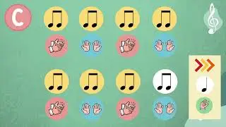 🎵 Musicograma Rítmico 👏🏻🫰🏻Percusión Corporal // Contradanza 5 // Beethoven // Nita F.