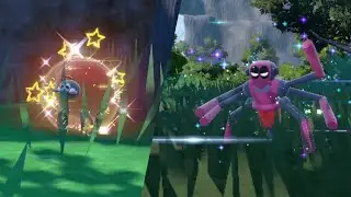 Shiny Tarountula & Spidops Evolution - Pok&eacute;mon Scarlet