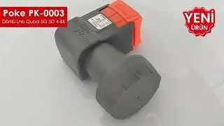 Poke PK-0003 D&ouml;rtl&uuml; Lnb Quad Yeni 0.1DB 5G 3D 4-8K