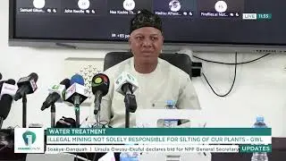 LIVE NOW: Illegal Mining - Ghana Water Reports on Its Impact on Water Treatment