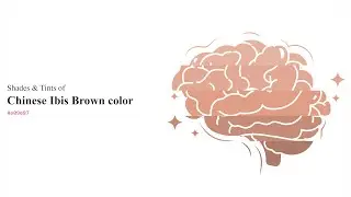 Shades & Tints of Chinese Ibis Brown color #e09e87 A Warm Brown color #c78c78 #ae7a69 #e3a894
