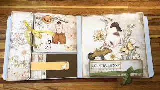 CCC Apr 2021 DT Country Bunny PopUp Album Walkthrough