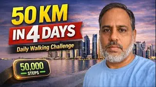 Completed 50 KM in 4 Days 🚶&zwj;♂️ | My Fitness Journey Day 4 & 5