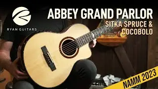 Kevin Ryan Abbey Grand Parlor &ndash; Sitka Spruce & Cocobolo  |  Demo with Matt Chulka