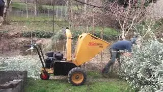 yamachipper vr 35 :grosses branches d'olivier