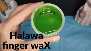How to use halawa finger wax? Each and everything 💫