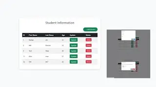 Students CRUD Project | Add | Delete | Edit Easy PHP Project